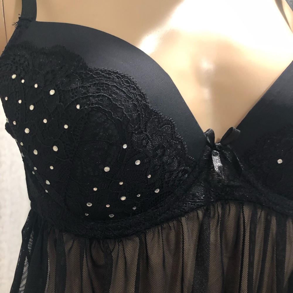 🌸SALE🌸❤️Sexy❤️Black babydoll set”new”